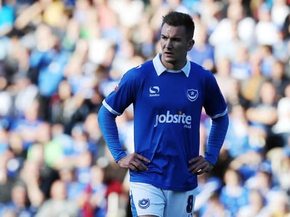 Former Pompey midfielder Jed Wallace has named three ex-Fratton Park team-mates in his Best XI. Picture: Joe Pepler