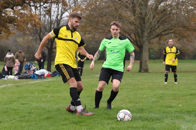 AFC Bedhampton Village A (green/black) v AFC Prospect Farm Rangers. Picture by Kevin Shipp