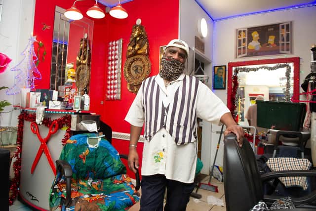Bob Moussa of B the B Barbers. Picture: Habibur Rahman