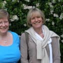Jenny Strathern, right, 65, who did a seven-mile walk in Uganda, where she currently lives, in memory of her sister Susan Laurie, left, from Portchester, who had terminal cancer, and was cared for at Rowans back in July.