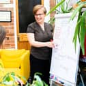 Vanda Varga with a client at her Fareham home. Picture: Olivia Marocco, Brand You Photography (brandyouphotography.com).