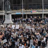 The Black Lives Matter protest taking place in Guildhall Square, Portsmouth, on Thursday, June 4.

Picture: Saffron Watson Photography