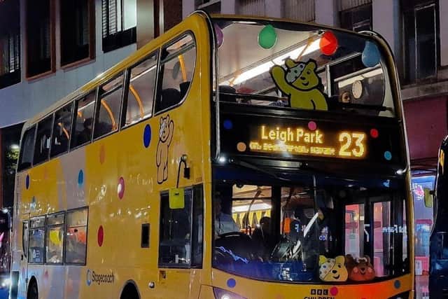 Stagecoach South Children In Need Bus