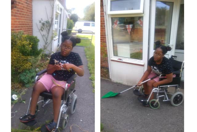 Jevonne Parsons, 13, is a budding Portsmouth actress who has cerebral palsy and recently took part in At Home Superheroes which will air on Channel 4