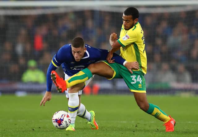 Louis Thompson, right, is training with Pompey. (Photo by Matthew Lewis/Getty Images)