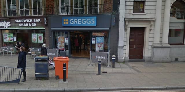 This Greggs is located in Commercial Road in Portsmouth and it has a Google rating of 4.2 with 196 reviews.