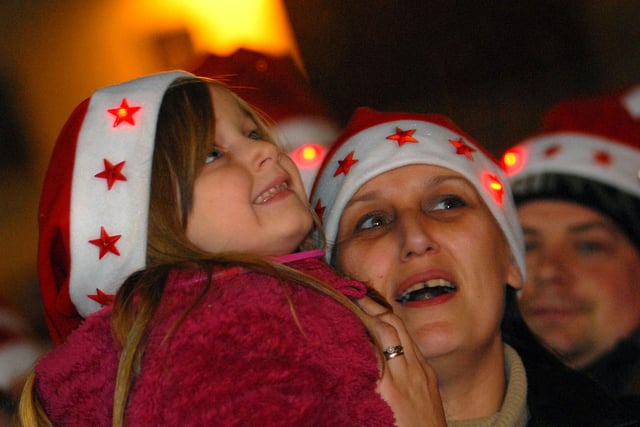 Mansfield Christmas Lights switch-on from 2010
Waiting for Santa.