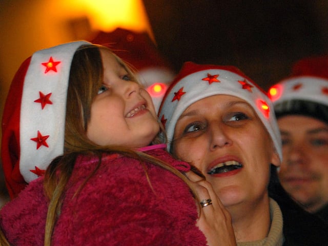 Mansfield Christmas Lights switch-on from 2010
Waiting for Santa.
