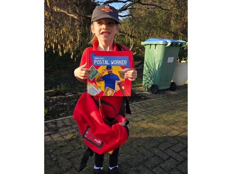 What a fun and unique costume!