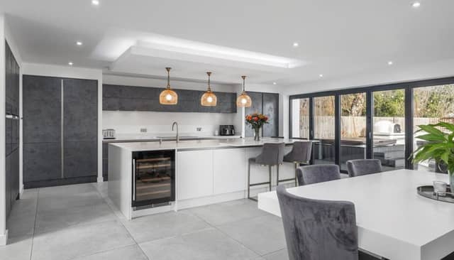This home is extremely contemporary and it is beautifully designed throughout.