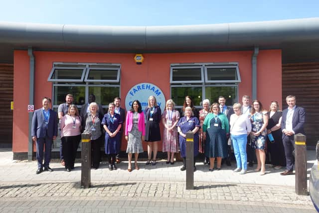 The official opening of the new chemotherapy unit at Fareham Community Hospital.
Picture: PHU