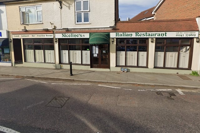 Nicolino's Italian restaurant, Emsworth, is based in North Street, and it has a Google rating of 4.7 with 905 reviews.