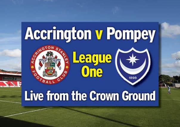 Pompey take on Accrington tonight in League One.