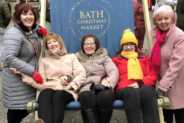 The Fletcher family are keeping in touch over WhatsApp and Zoom. From Left: Val Brewerton, Sharon Freeman, Sandy Bury, Barbie Corstorphin and Jean Fletcher.