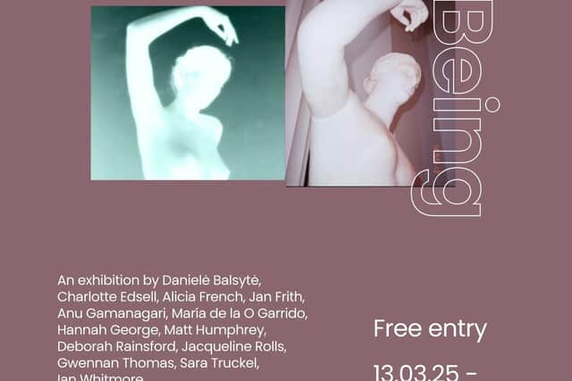 Traces of Being exhibition poster