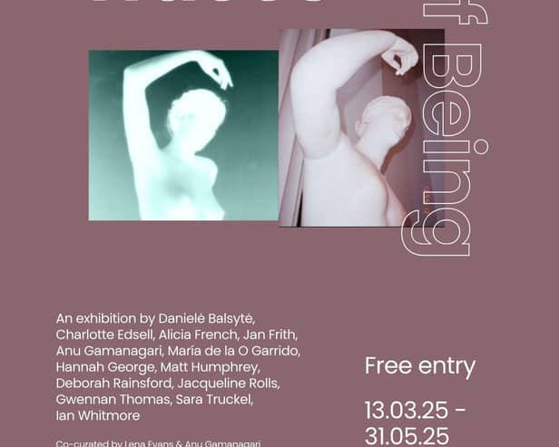 Traces of Being exhibition poster