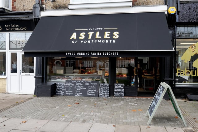 Astles of Portsmouth, on Copnor Road, has a rating of five out of five from 70 reviews on Google.