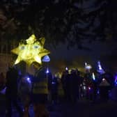 Some of the lights at the parade.