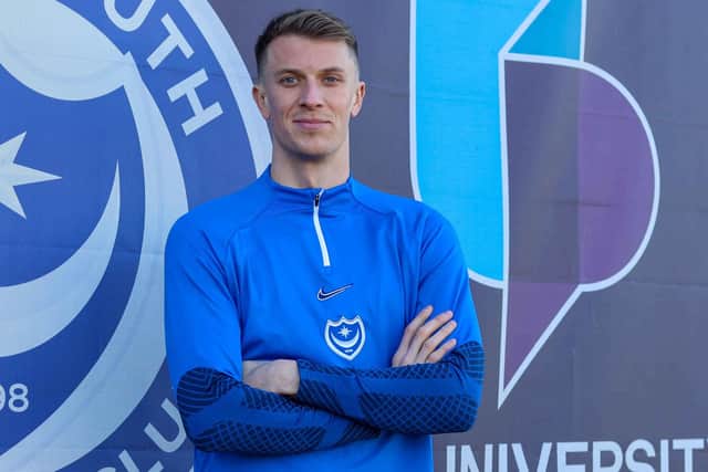 Luton stopper Matt Macey has joined Pompey on loan for the remainder of the season