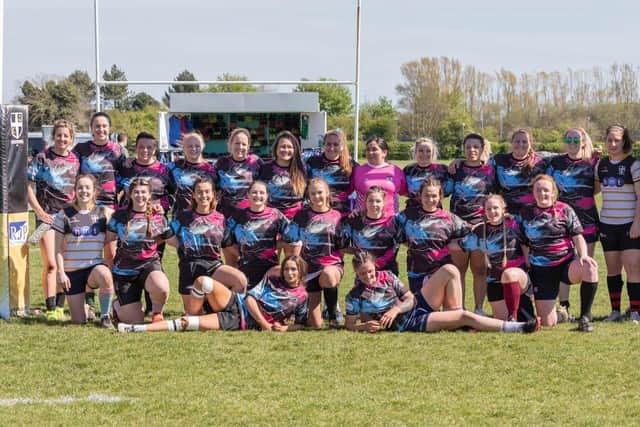 Players who appeared in the women's charity game. Picture by Whendie Backwell.