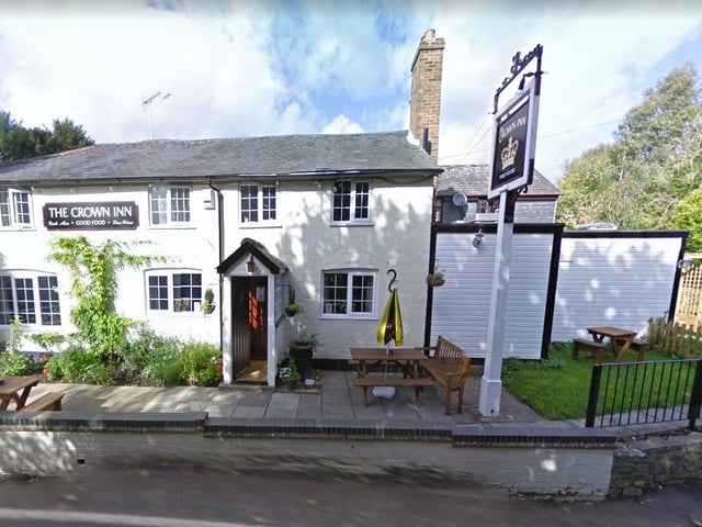 The Crown Inn, in Andover, serves modern British pub favourites. The pub is heated with an open fire.