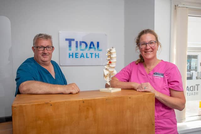 Simon and Andrea Coote at Tidal Health