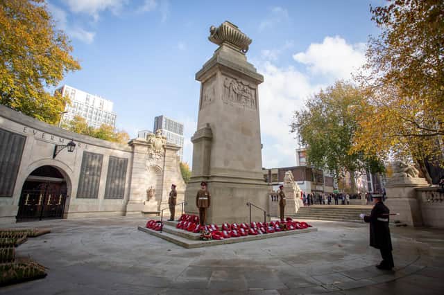 Wreaths being placed at the Portsmouth Cenotaph for Remembrance last year.

Picture: Habibur Rahman