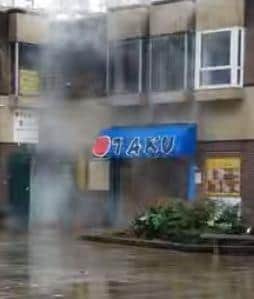 Fire at Taku on Isambard Brunel Road