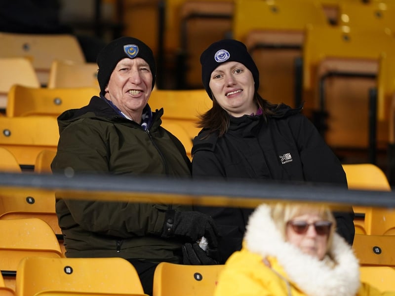 Around 1,800 Pompey fans were in raucous voice in the 1-0 victory at Port Vale.