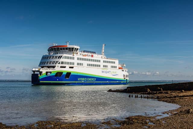 Victoria of Wight In Port Fishbourne.