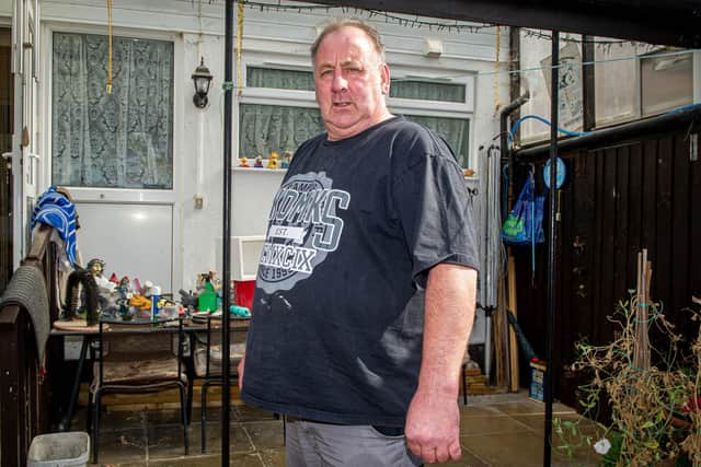 Simon Humphrey at his home. Picture: Habibur Rahman