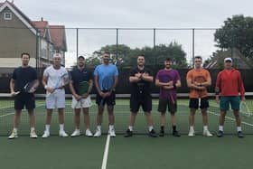 Lee v Avenue (from left): Chris Mueller, Dan Eldred, Tom Chattell, Marty Page, James Green, Rowan Smithson, James Rosenthal, Richard Steeds