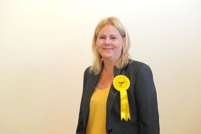 Pictured is: Liberal Democrat Sue Ballard (4 years) elected for Elson ward.

Picture: Sarah Standing