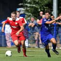 Zak Willett  scored a late leveller at Bemerton. Picture: Neil Marshall