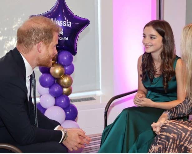 Prince Harry, Duke of Sussex, with Alessia