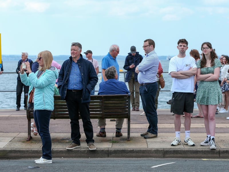 Crowds at D-Day 80 national commemorative event, Southsea Common.Picture: Chris  Moorhouse (050624-043)
