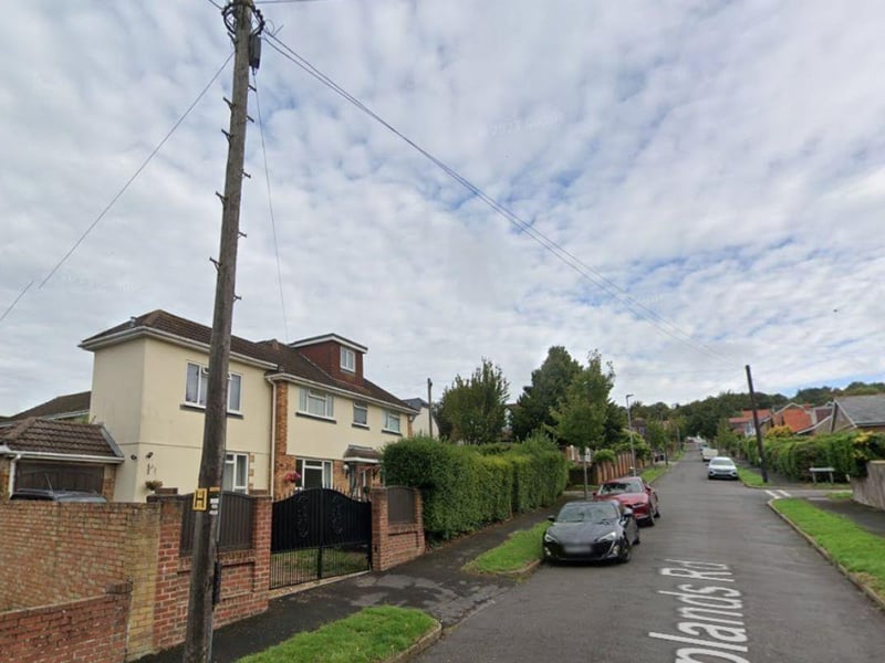 The average property price in Uplands Road is £626,666.