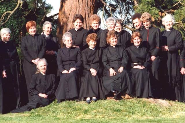 The first women ordained as priests in Portsmouth diocese on Ascension Day and Pentecost Sunday 1994