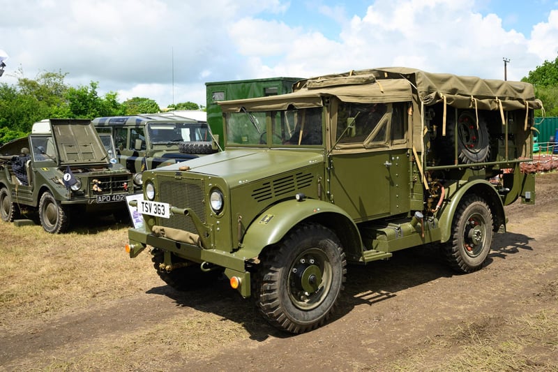 Throughout the weekend hundreds of military vehicles are on display.Picture: Keith Woodland (260521-114)