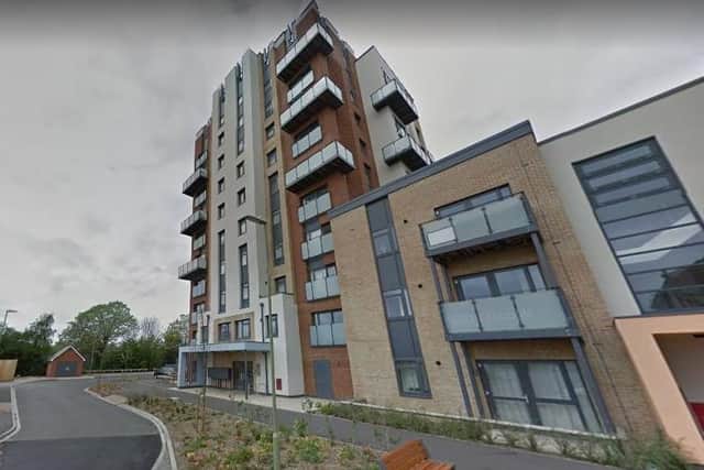 Firefighters were called to Ark Royal House in Gosport on February 7, 2022. Picture: Google Maps