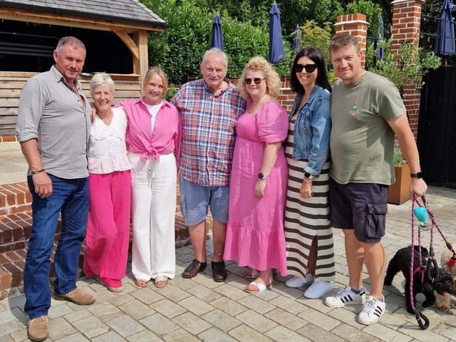 Ken Reilly with his family