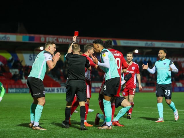 Accrington v Pompey match action