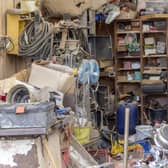 Alun Newman is going to tackle the garage but nothing's being thrown away