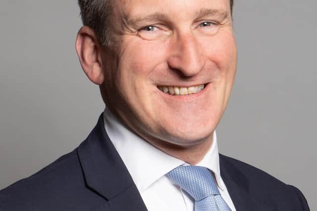 UK Parliament official portrait of security minister Damian Hinds, who has resigned his post over Boris Johnson's leadership, saying: 'It shouldn't take the resignation of dozens of colleagues, but for our country, and trust in our democracy, we must have a change of leadership.'
