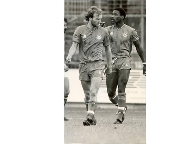 Billy Gilbert and Noel Blake, 1984