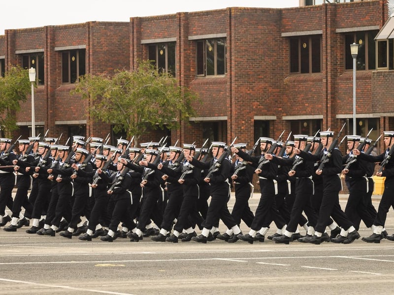 HMS Collingwood Ceremonial Drill Display
