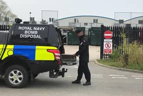 Royal Navy bomb disposal experts. Photo: Royal Navy