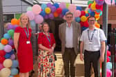 From left - Penny Emerit, Melloney Poole, Trevor Furse (architect) and Mike Homer-Ward