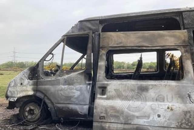 A minibus, belonging to the children's charity, Young Options, was stolen from then on April 27, 2022, set on fire, and dumped in a field in the New Forest.