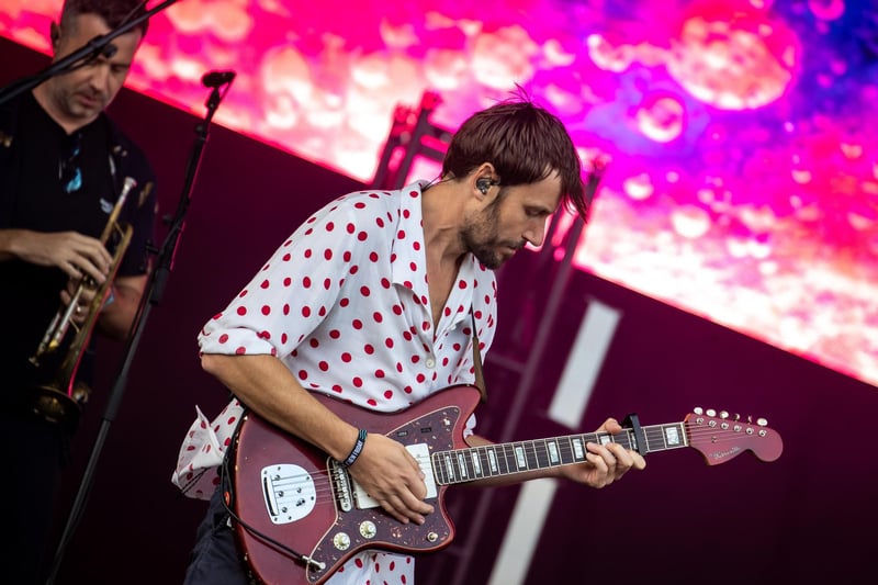 Crowds flocked to see Friendly Fires perform on Friday afternoon on the Common Stage.
Photos by Alex Shute
